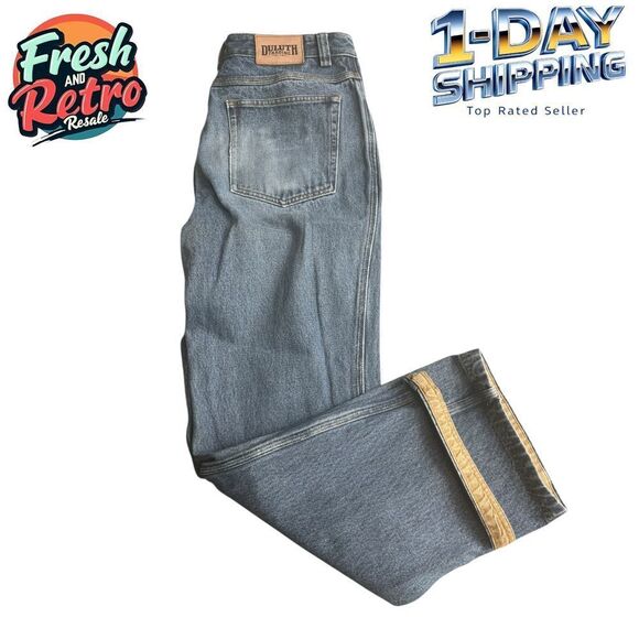 Duluth Trading Co Jeans Mens 32x30‎ Classic Straight Leg Denim Work Jeans Blue - Picture 1 of 8